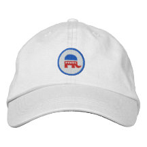 Logotipo republicano gorra de beisbol