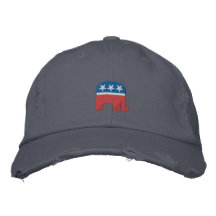 Logotipo republicano gorra de beisbol bordada