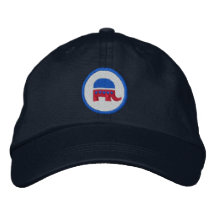 Logotipo republicano gorro bordado