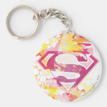 Logotipo retro de Supergirl Llaveros