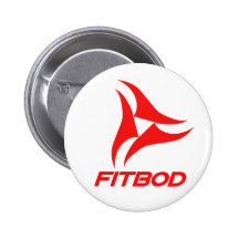 Logotipo rojo de la aptitud de FITBOD Pin