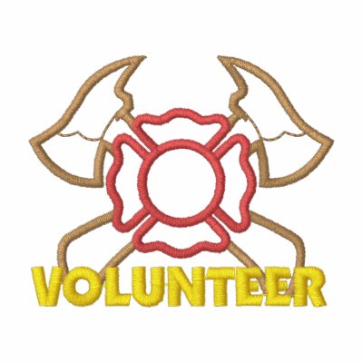 Logotipo voluntario sudadera bordada