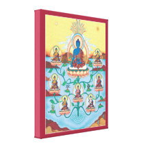 LONA - 8 medicina Buddhas - amos de la cura Impresion De Lienzo