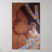 lona africana de la novia poster