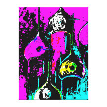 Lona de arte cristiana moderna de la pared - talla lona envuelta para galerías