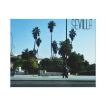 Lona de arte de la pared de Sevilla Impresión En Lienzo Estirada