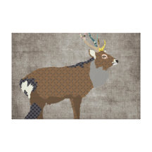 Lona de arte de los alces lona estirada galerias