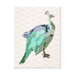 Lona de arte del pavo real impresiones en lona