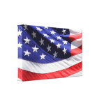 Lona de la bandera americana impresión en lona estirada