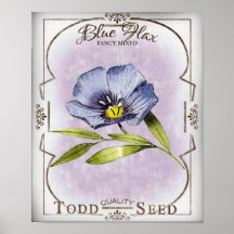 Lona de la flor posters