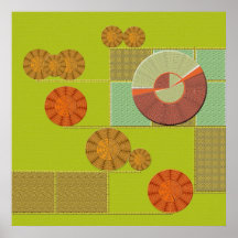 Lona de la forma del estilo de la textura del círc impresiones