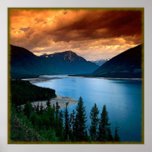 Lona del Mountain View del río Impresiones