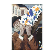 LONA ENVUELTA 1905 DEL VENDEDOR DE FLOR DEL ARTE N IMPRESIÓN EN LONA ESTIRADA