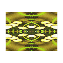 Lona envuelta diseño amarillo del fractal de los t lona estirada galerias