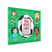 Lona envuelta foto adaptable del fútbol de los chi lona envuelta para galerías