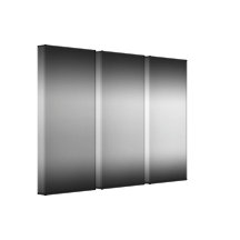 Lona envuelta horizonte blanco y negro de la bella lienzo envuelto para galerías