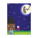 Lona envuelta panda de las buenas noches impresión en lona estirada