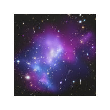 Lona envuelta racimo púrpura de la galaxia lona estirada galerias
