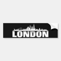 London Skyline Autoaufkleber