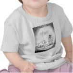 Londons mide el tiempo de camisetas del dibujo ani
