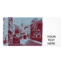 Londres Fleet Street Tarjeta Con Foto Personalizada