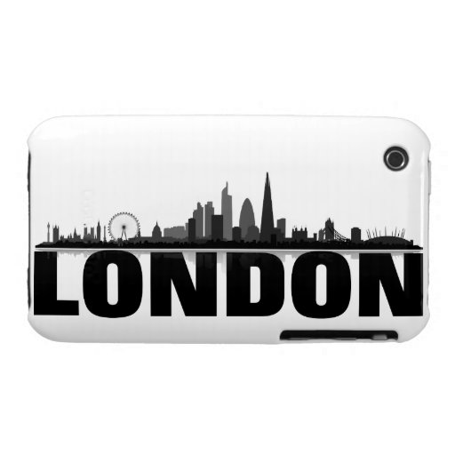Londres horizonte revestimiento protector, Case iP iPhone 3 Fundas