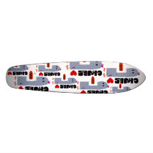 ¡Longboard de los cachos! Monopatin