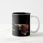 LonghornCoffeeMug-personalizar Taza De Café