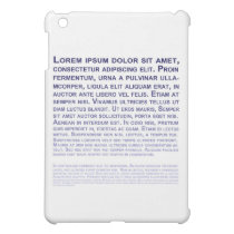 Lorem Ipsum fundas ipad mini