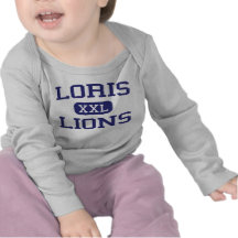 Loris - leones - High School secundaria - Loris Ca Camisetas