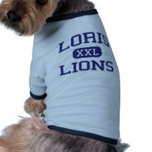 Loris - leones - High School secundaria - Loris Ca Camiseta De Mascota