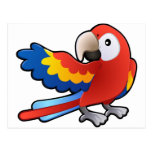 loro amistoso lindo del Macaw Postales