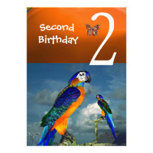 LOROS HÍPERES/segundo azul anaranjado de la fiesta Comunicado Personalizado