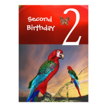 LOROS HÍPERES/segundo rubí del rojo de la fiesta d Anuncio