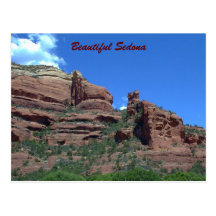 Los acantilados rojos de Sedona--Postal