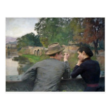 Los amantes, 1888 tarjetas postales