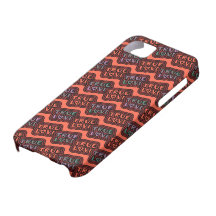 Los amantes verdaderos del amor zigzaguean diseño, iPhone 5 protectores