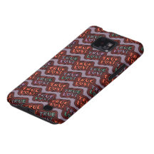 Los amantes verdaderos del amor zigzaguean diseño, galaxy SII carcasas