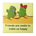 los amigos nos hacen la teja feliz del cactus