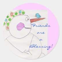 ¡Los amigos son una bendición! Pegatinas