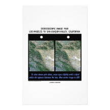 Los Ángeles a San Joaquin Valley, California Papelería Personalizada