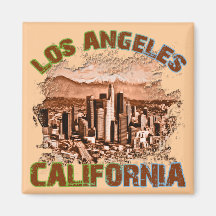 Los Ángeles, California Imán De Frigorífico