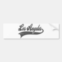Los Ángeles California Pegatina De Parachoque