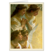 Los ángeles de Bouguereau - tarjeta