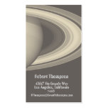 Los anillos de Saturn Tarjeta De Visita