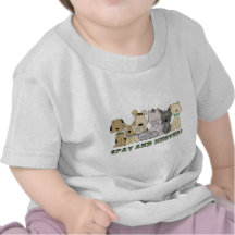 Los animales lindos Spay y neutralizan el texto Camiseta