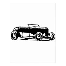 los años 30 Hotrod Postal