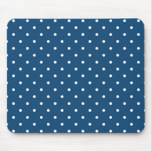 Los años 50 diseñan el lunar azul Mousepad Tapete De Raton
