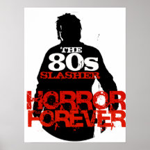 Los años 80 Slasher Poster