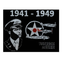 Los aviadores de Tuskegee Tarjeta Postal